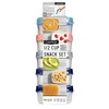 Fit & Fresh Small Plastic Containers With Lids 4 oz,