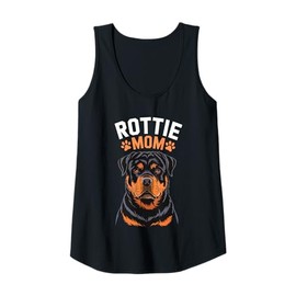 Womens Rottie Mom Shirt Women Rottweiler Owner Mothers Day Tank Top