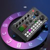 Live Sound Card, Mini Sound Mixer Board with 16 Effects