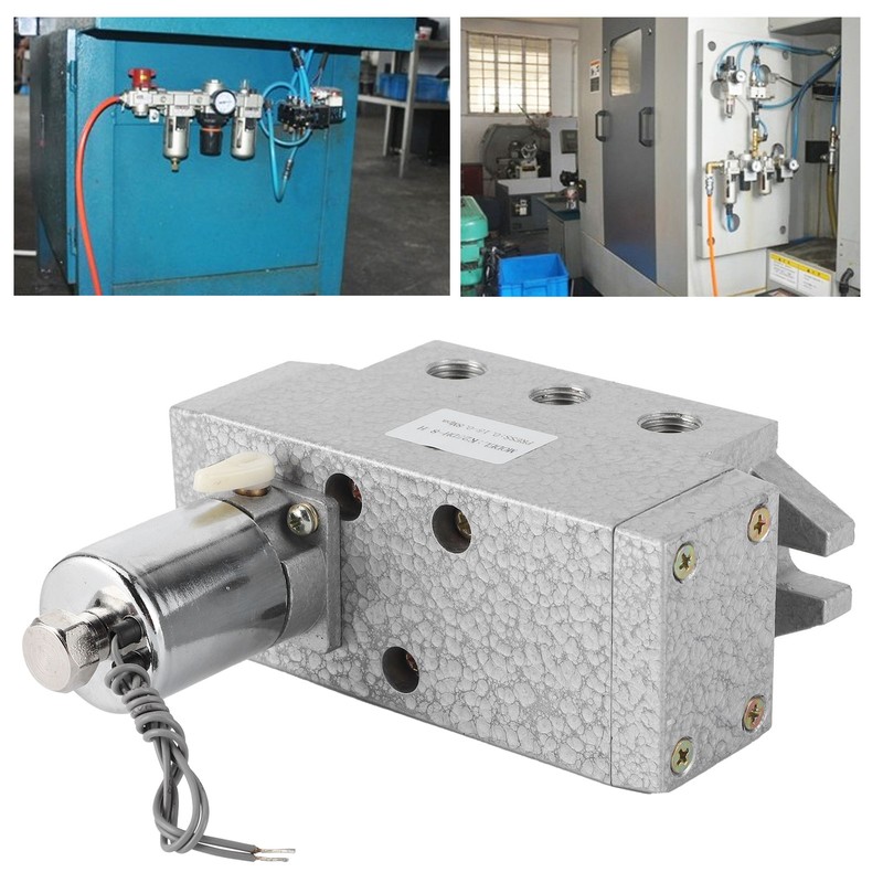 2 Position 5 Way Solenoid Valve Single Control Industrial Control