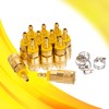 Milosline Industrial Air Coupling,1/4" Hose Barb,1/4" Basic Flow Quick Connect