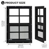 NOTASA Shed Windows 2 Pack, Chicken Coop Windows 18" x