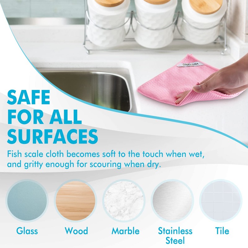 Easy Clean Streak Free Glass Cleaning Miracle Microfiber Cleaning Cloth