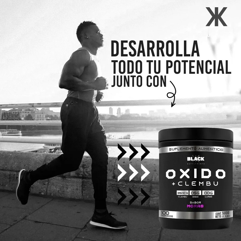 Black Supplements Oxido Nítrico Clembu 500g Pre Entreno