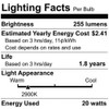 Satco S4354 12V 20-Watt MR16 GX5.3 Base Light Bulb, Frosted