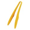 Delish Kitchen Pearl Metal Tongs, All Nylon, Yellow, G-5205