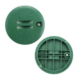 KVMORZE 2 Pcs 10 Inch Valve Round Box Cover Lid Replacement for Outdoor Green Sprinkler System Irrigation Control Water System Lawn