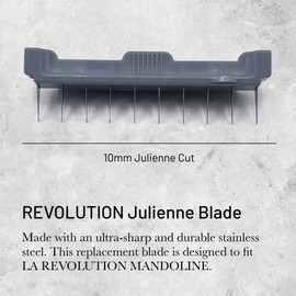 de Buyer REVOLUTION Julienne Blade - 10 mm - Ultra-Sharp Stainless Steel Replacement Blade - Designed for LA MANDOLINE REVOLUTION - Made in France