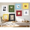 Scalloped 11x14 Picture Frame, Real Glass Wood Frame with Reversible