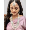 Efulgenz Indian Bridal Jewelry Sets for Women Faux Pearl Bridal