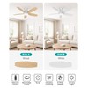 BWGZH Ceiling Fans with Lights and Remote Control，42 Inch Flush