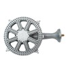 COOKAMP Cast Iron Propane Burner Head with Brass Fitting Orifice