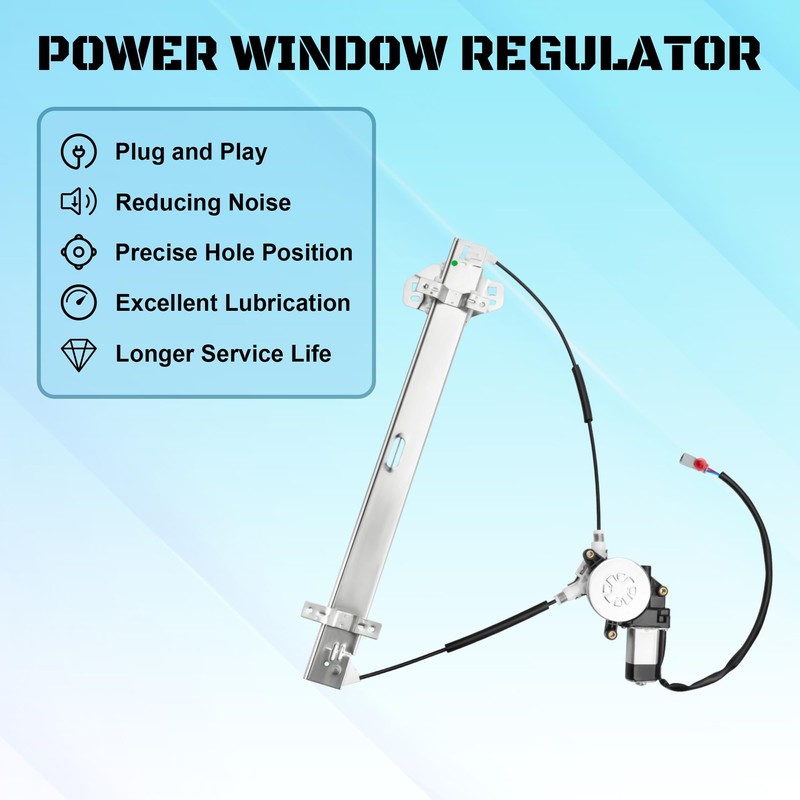 741-303 Front Passenger Side Power Window Regulator and Motor Assembly