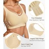 SHAPERX Bras for Women No Underwire Seamless Oversized Everyday Bra