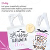 12 bolsas de lona blancas medianas en blanco, a granel,