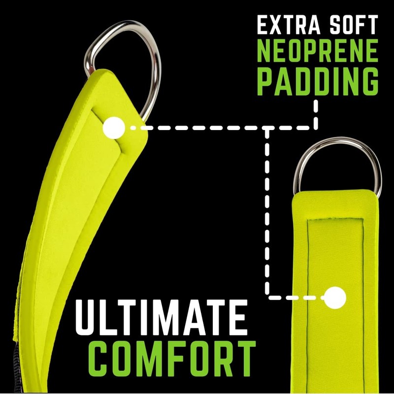 Gradient Fitness Ankle Straps (2 Pack) | Ankle Strap for