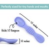 PrimaStella - Juego de cucharas masticables de silicona para bebés