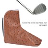 L Shape PU Leather Waterproof Thicken Lining Golf Putter Head