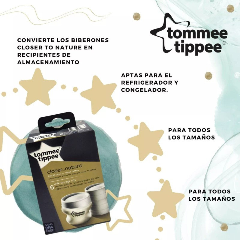 Tommee Tippee Tapas Para Biberones Almacenadoras De Leche Tommee Tippee