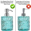 AUNRGO Soap Dispenser Pump Replacement - Silver Brushed Finish 304