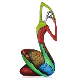 Minimalist Abstract Art Woman Statues and Sculptures, Creative Full-color Oil Painting Art Female Statue, Modern Living Room Room Porch Centerpieces Bookcase Entryways Desktop Decor Crafts (C)