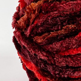 Crafted By Catherine Luxe Velvet Multi Garn – 4er-Pack (90 Meter pro Knäuel), Fall Multi, Stärke 6 Super Bulky