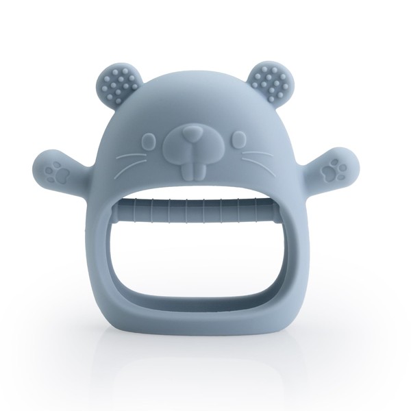Vbglmya Silicone Baby Teether 6-12 Months,Infant Teether Easy to Hold