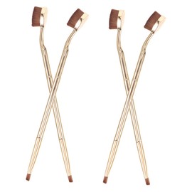 Outanaya 4pcs Double-ended Concealer Brush Set for Women Angled under Eye Makeup Tools for Blending Hiding Stains