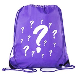 Mato & Hash Mystery Gift Bags, Blind Bag Party Favors, Surprise Drawstring Goody Bags - Purple CA2500Mystery S7