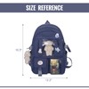 7VSTOHS Kawaii School Backpack for Girls Cute Aesthetic Backpack School