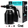 Electric Foam Sprayer,2L Portable Rechargeable Cordless Pressurized Spray Foam Cannon,
