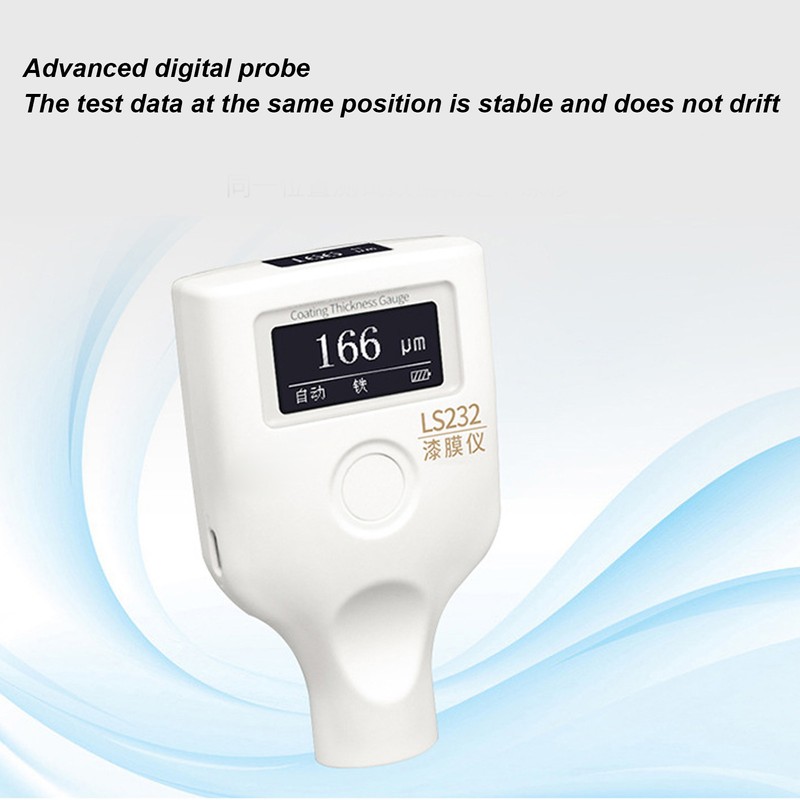 Coating Thickness Meter LS232 Low Temperature Resistant High Accuracy Paint