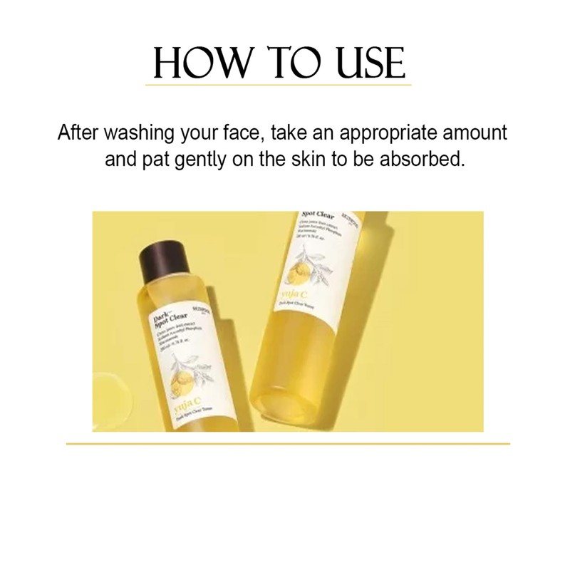 SKINFOOD Yuzu C Dark Spot Clear Toner, Lotion, Korean Cosmetics