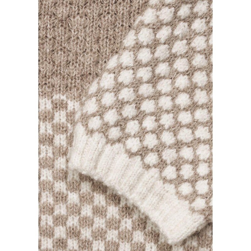 Street One Women's Turtleneck Jumper, multicoloured