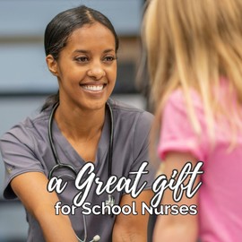 Huglanket School Nurse Gifts for Women, Flannel Blanket for Aunt, Sister, Friends, Coworkers, 65 x 50 Inches, White