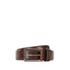 Boss Men's Carmello Belt made of Vegetable-tanned Leather with Metal