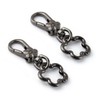 [FUSSED] [Set of 2] Flower Shaped Rotating Key Chain, Spring