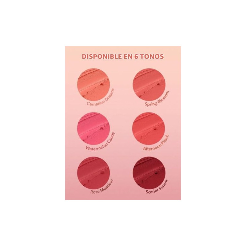 SHEGLAM Sunday Picnic Rubor en Crema Alta Pigmentación (Afternoon Peach)