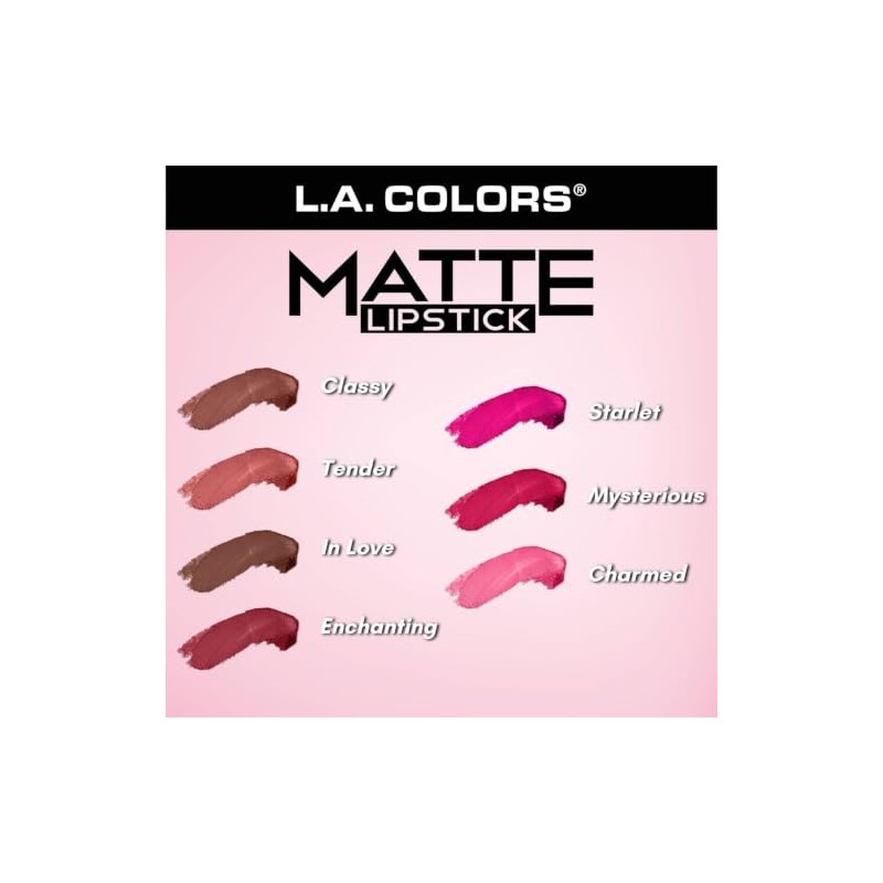 LA Colors Matte Lipstick Wicked