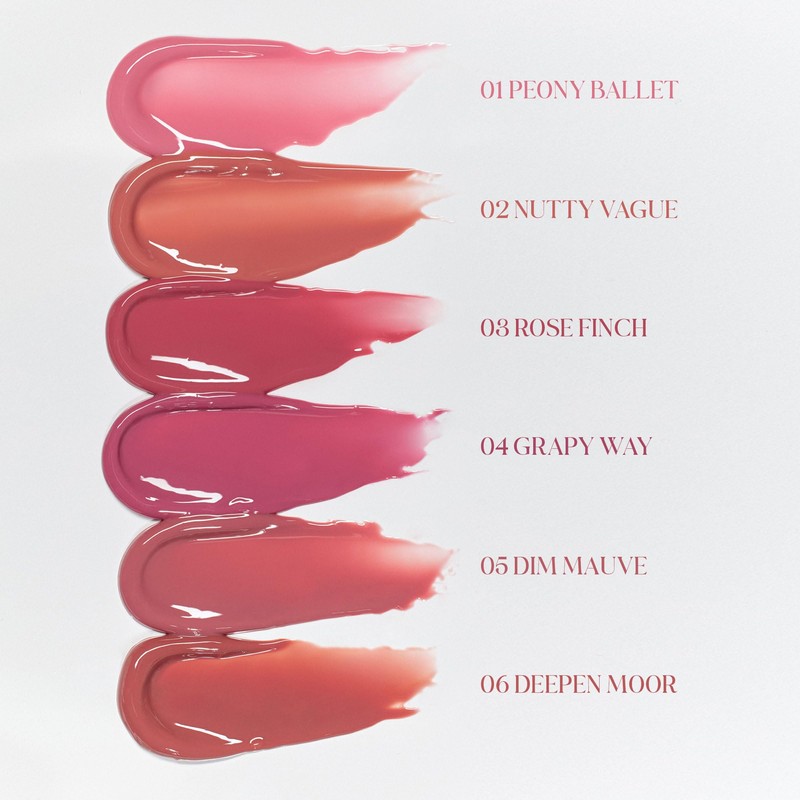 rom&nd GLASTING COLOR GLOSS (01 Peony Ballet)