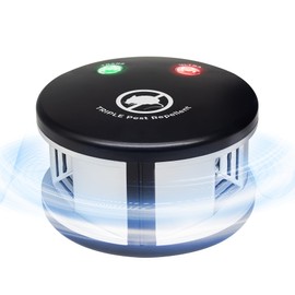 X-PEST Ultrasonic Rodent Repeller Indoor, 360° Squirrel Repellent Mice Deterrent, 3 Mode Switch with Pressure Wave, Plug in Multiple Pest Deterrent Control, Black