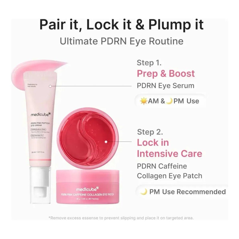 Medicube Pdrn Caffeine Collagen Eye Patch Ojeras Bolsas