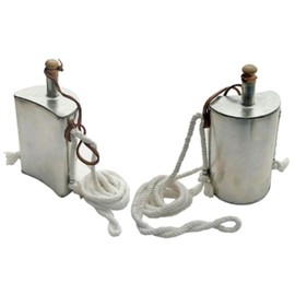 SZCO Supplies Half Moon Stainless Steel Canteen