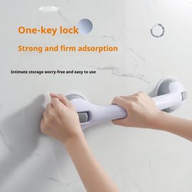 Grab Bars for bathtubs and Showers Shower Handle Bathroom handrail Anti-Fall Suction Cups Non-Slip Doors and Windows Plastic Suction Cups Handle no Punch handrail Shower Room