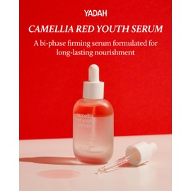 YADAH Camellia Red Youth Serum, Wrinkle care & Firming care Facial Serum with Bakuchiol and Camellia Oil, Hydrating & Skin Defense Treatment, For All Skin Types, 1.01fl oz