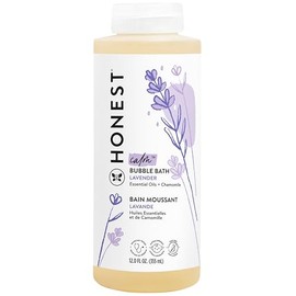 The Honest Company Foaming Bubble Bath & Baby Wash, Tear-Free, Hypoallergenic, Natural Formula, Lavender Calm Scent, 12 fl oz