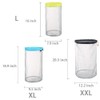 Yundxi Ultralight Ultra Stuff Sacks Set Mesh Drawstring Storage Bags