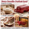 Cast Iron Bread Pan with Lid, Double Dutch Oven for
