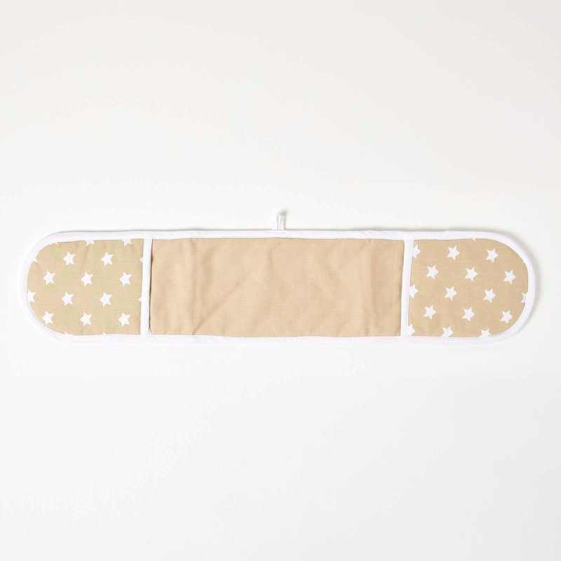 HOMESCAPES - Pure Cotton Double Oven Glove - Stars -