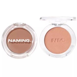 Naming 네이밍 플러피 파우더 발색 블러셔 웜톤 베이글 +티크 BNA Naming Fluffy Powder Color Blush Warm Tone Bagel + Teak BNA